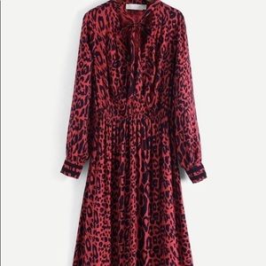 Animal print dress